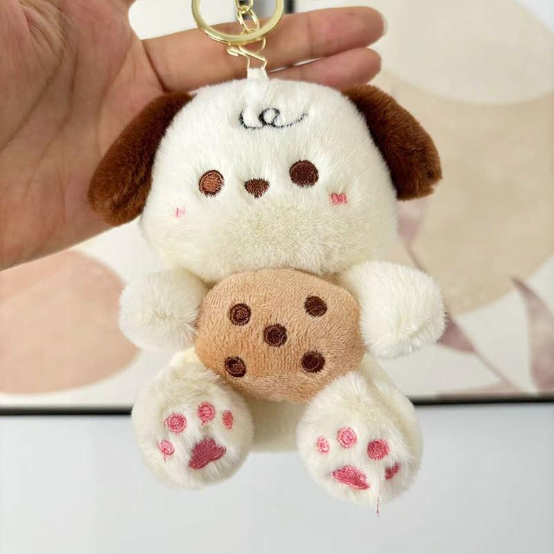 Adorable Plush Bear Keychain Soft Toy Couple Gifts For Kids Customizable 12cm