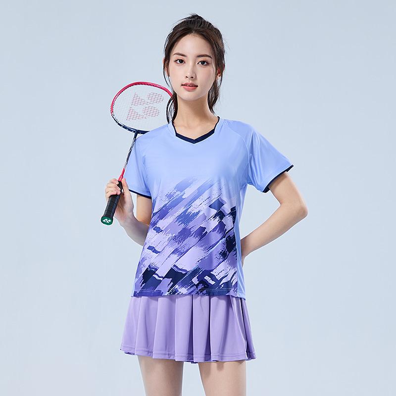 Quick-Dry Breathable Badminton & Volleyball Unisex Training Uniform Set with Printed Numbers