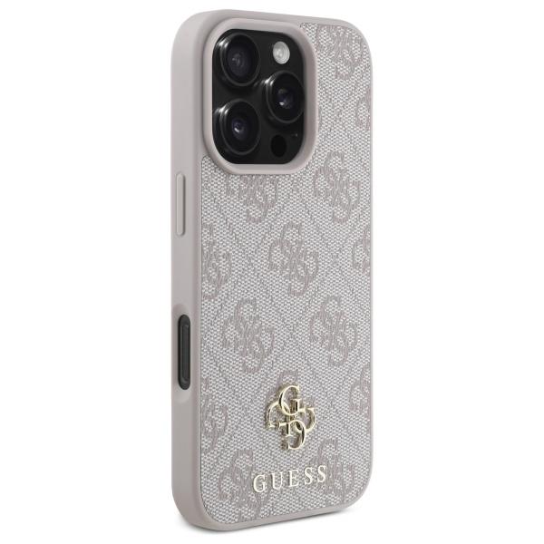 Guess Guhmp16Lp4Sm4Mp Iphone 16 Pro 6.3 Różowy/Pink Hardcase 4G Small Classic Magsafe