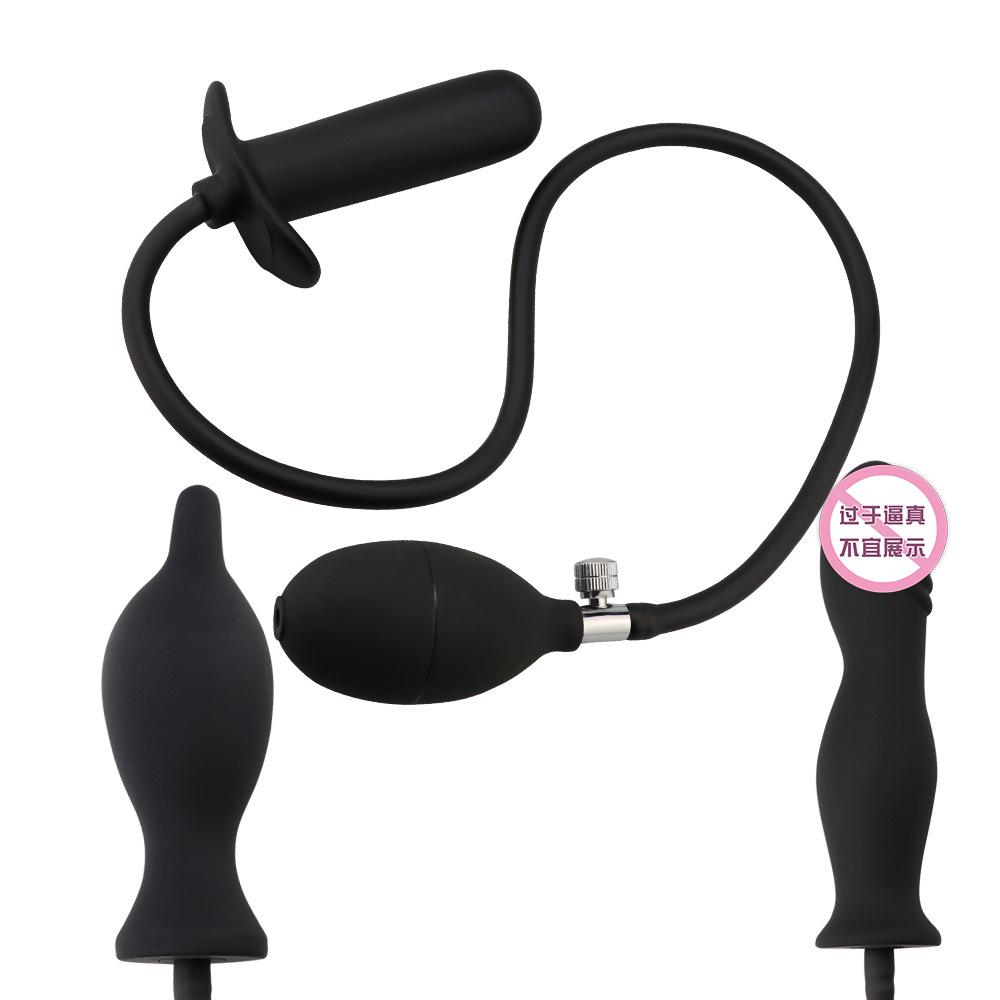 Female Sex Toys Oversized Inflatable Giant Anal Plug Adult Toys Dildo Pump Anal Dilator Expandable No Vibrator Anal Plug