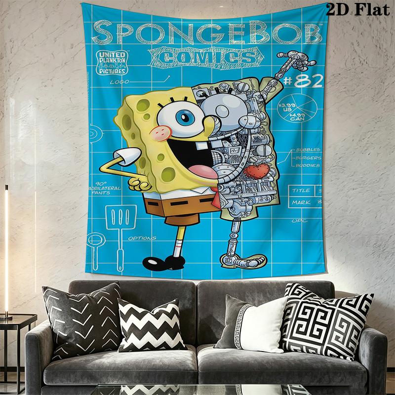 Spongebob Comics Ride 'Em Horsiepants Bedding 1 Duvet Cover 2 Pillowcase Without Core Bedding Set Soft And Comfortable