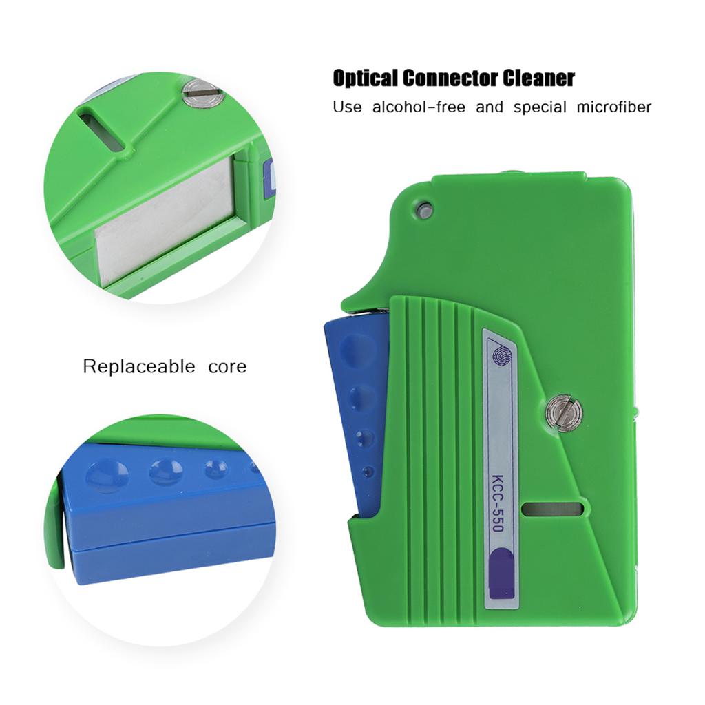Cassette Tape Optical Fiber Connector Cleaner 500+ Cleaning Wipes for  less than span class= ui risk_flag3  more than