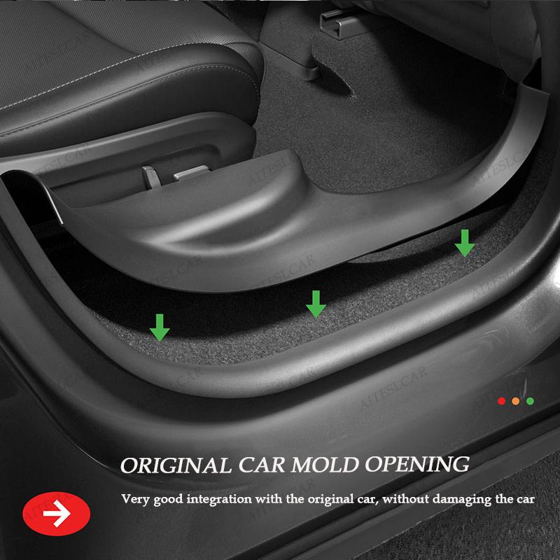 2 4 8 PCS Door Sill Protector for 2026 Tesla Model Y L Launch Door Sill Guards Anti-Kick Door Entry Cover Pads Mats Accessories