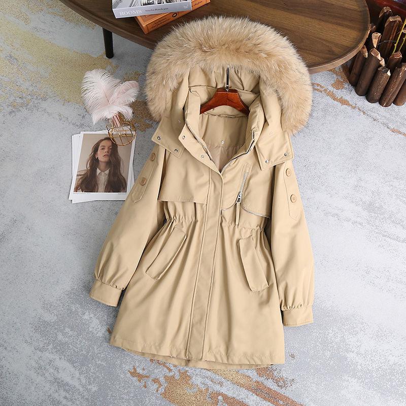 Новые пуховые хлопковые подкладочные изделия Женская куртка преодолевает трудности — фото 3