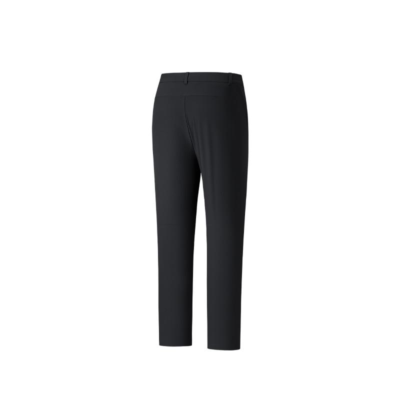 Anta All-Weather Champion Mens Summer Woven Sports Long Pants Casual Pants Men bottoms Basic-Black 152620526-1