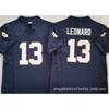 Mens Rugby Jersey Custom Embroidered Team Uniform Leonard Love 4 13 College Style Training Shirt Cotton Blend