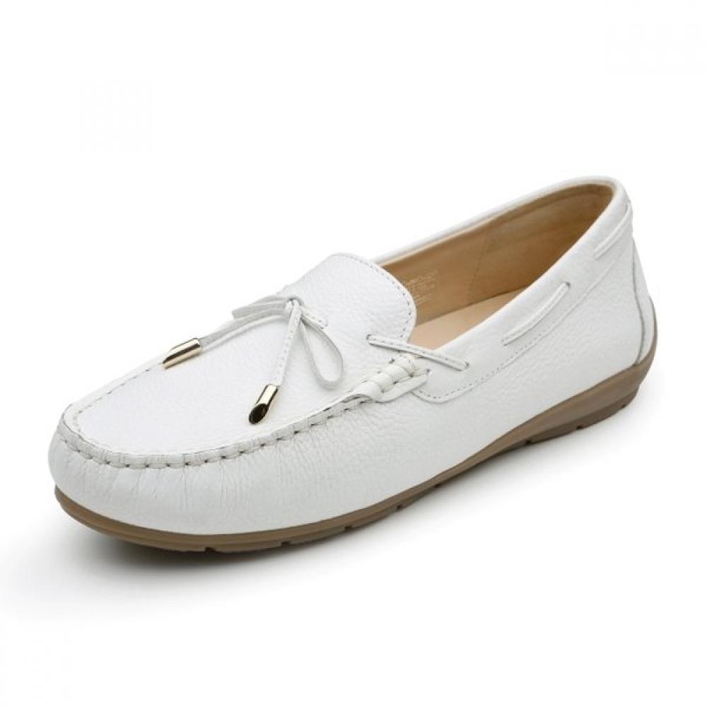 Kumkang Women S RibbOn taSSel Slip On Waraf9 230/white