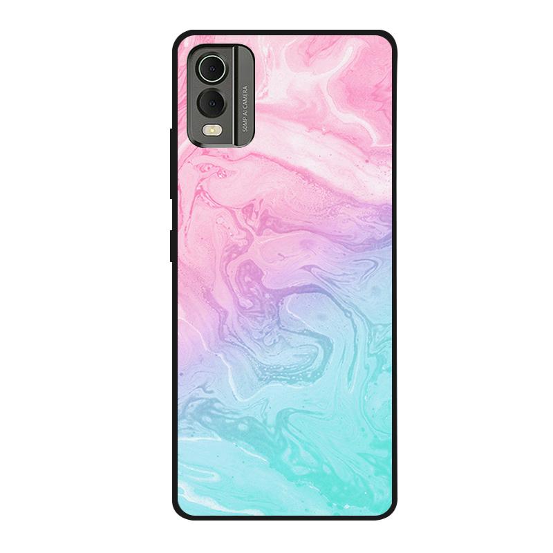 Pentru husă Nokia C32 C 32 Silicon moale Pictată Rezistentă la șocuri Huse spate Pentru Nokia C32 Husă TPU Coques NokiaC32 Desene animate drăguțe