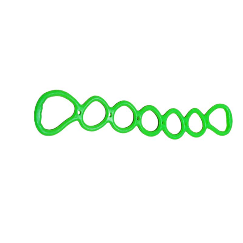 

7 колец, лента для упражнений на растяжение, задняя нога, носилки для рук, тренажер для домашнего спортзала, фитнеса, тренировок, физиотерапия зелёный