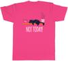 Funny Sleeping Cat Unisexs TShirt Not Today Lazy Tired Unisex Tee Gift