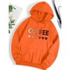 Love Coffee Funny Letter Graphic Printing Hoody Woman Fashion  Sweatshirt Casual S-6XL Hooded Autumn Oversized Clothing