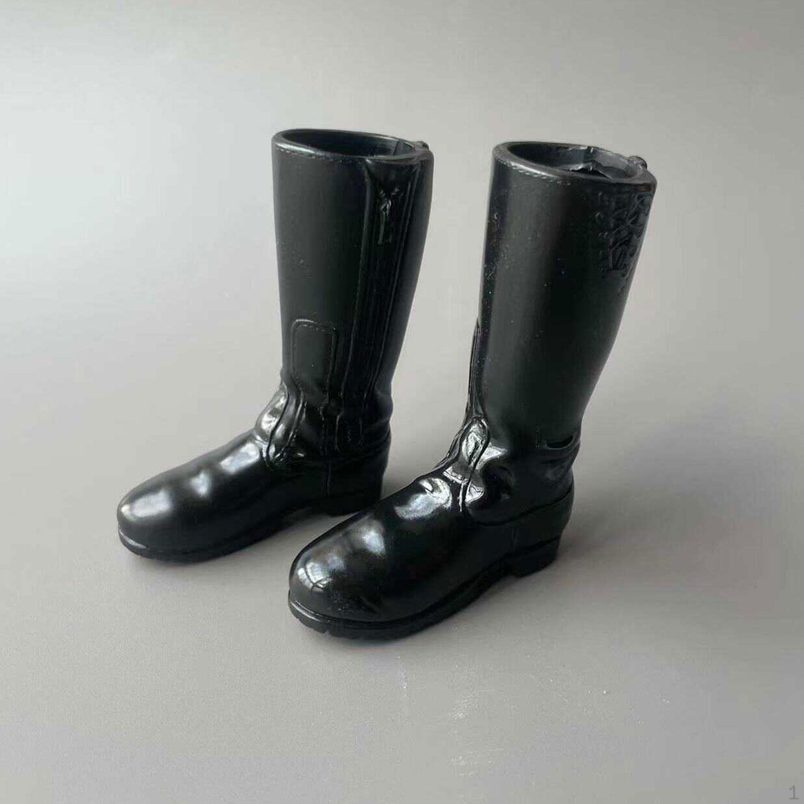 

1/6 Scale Figure Boots Miniature Shoes Models for Family Collections