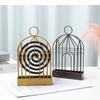 Portable Metal Mosquito Coil Holder Incense Holder Retro Incense Coil Burner, Hanging Bird Cage Outdoor Home Garden Decor
