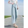 Betu Women's Lyocell Blend Denim Wide-Leg Cropped Pants