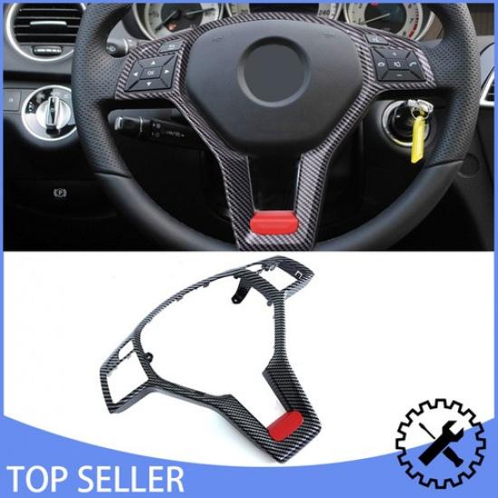 Carbon Fiber Steering Wheel Cover For Mercedes Benz W176 W204 W212 0994640013