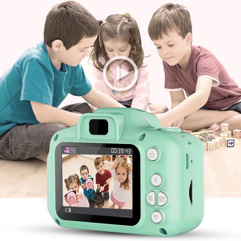 Kids Digital Video Camera Mini Rechargeable Children Camera Shockproof HD X2