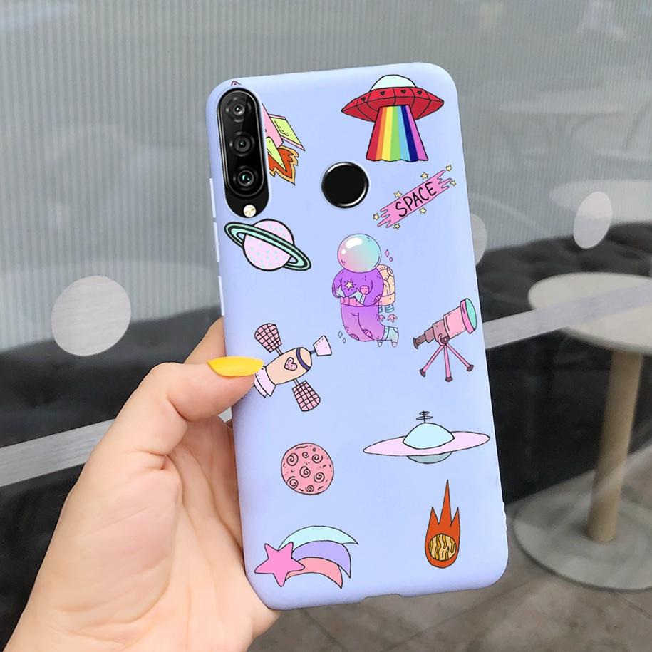 Honor 20S Case For Honor 20 Lite MAR-LX1H Phone Cover 6.15" Cartoon Painted Shockproof Bumper For Honor20S 20Lite Russian Fundas