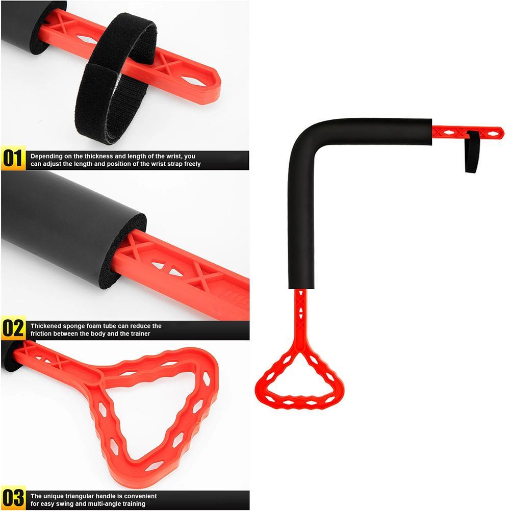 Gold Swing Trainer Tool 52x40cm Warm Up Stick Portable Better Training Adjustable Little Friction for Outdoor