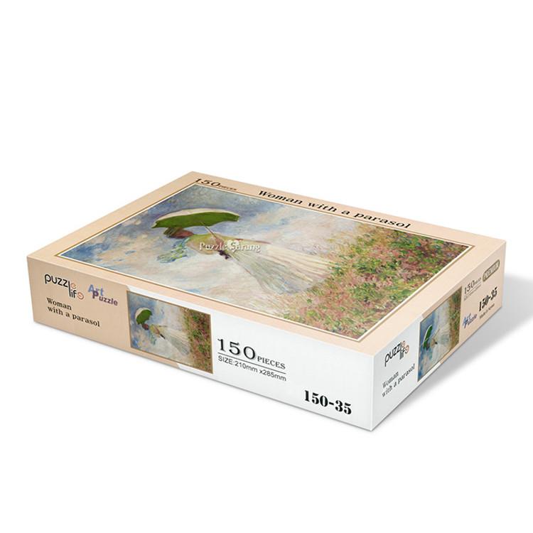 150 piece jigsaw puzzle - woman with parasol, popular Korean puzzle