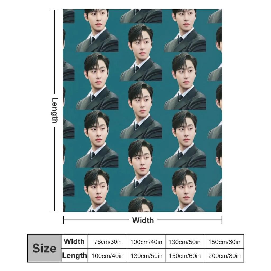 Ahn Hyo-seop - Business Proposal Throw Blanket Luxury Soft Big Furrys Furry Blankets