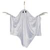 Halloween Decoration Realistic 5 FT Hanging Swing Ghost Decor with String Lights Spooky Cute Ghosts for Front Porch Yard Tree Festive Atmosphere