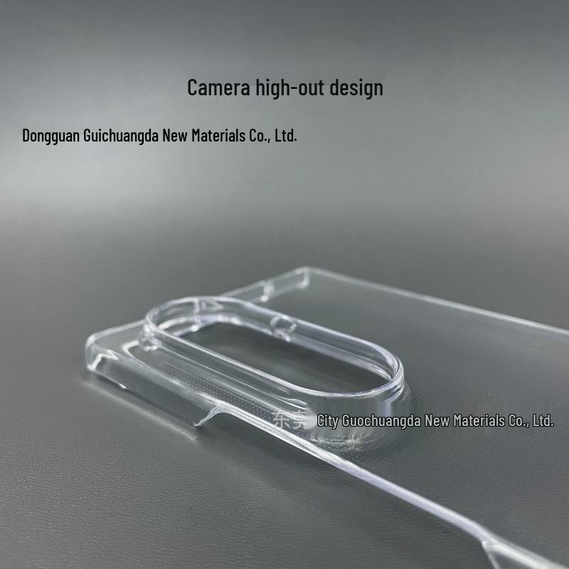 Samsung Galaxy Z Fold7 Transparent Flip Case - Protective PC Cover