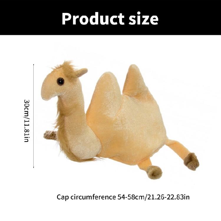 Kamelenfamilie Hoed voor Volwassene Kind Muziekfestival Hoed Feest Hoofddeksel Vakantie Foto Props Kamelenfamilie Petten Podiumshow Kostuum Accessoires