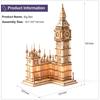Robotime Big Ben Meșteșug din Lemn 3D Educațional pentru și Perfect ca un Nou Cadou de Ziua de Naștere sau Crăciun pentru Preșcolari și Anul Nou TG507 Puzzle, Puzzle,