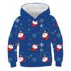 2025 Kids Merry Christmas Hoodies Fashion Boys Girls Long Sleeve 3D Sweatshirt Boys Casual Children Clothes 3-14 Years Street Wear