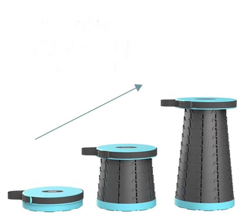 Retractable Foldable Adjustable Stool Outdoor Portable Subways Waiting Outdoor Travel Small Seat