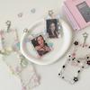 Cute Idol Photocard Display Pendant Transparent Acrylic Card Holder with Star Girls 3-Inch Photo Card Hard Case Cover Bag Decor