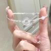 925 sterling silver, lucky, broken silver, safe buckle, ancient style bracelet, women's new Chinese style, light luxury, niche and exquisite