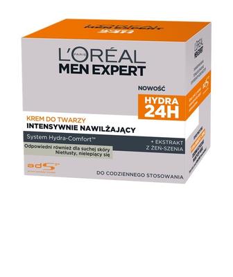 Loreal Men Expert Hydra 24H Intensely Moisturizing Cream 50Ml