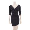GRAXIA Cabaret Mini Perfect for Hostess and Asymmetrical Mini Size Small Dress, Dress, Cache-Coeur, High-Waisted, Hostesses, Clubs, Lounges, 5/8