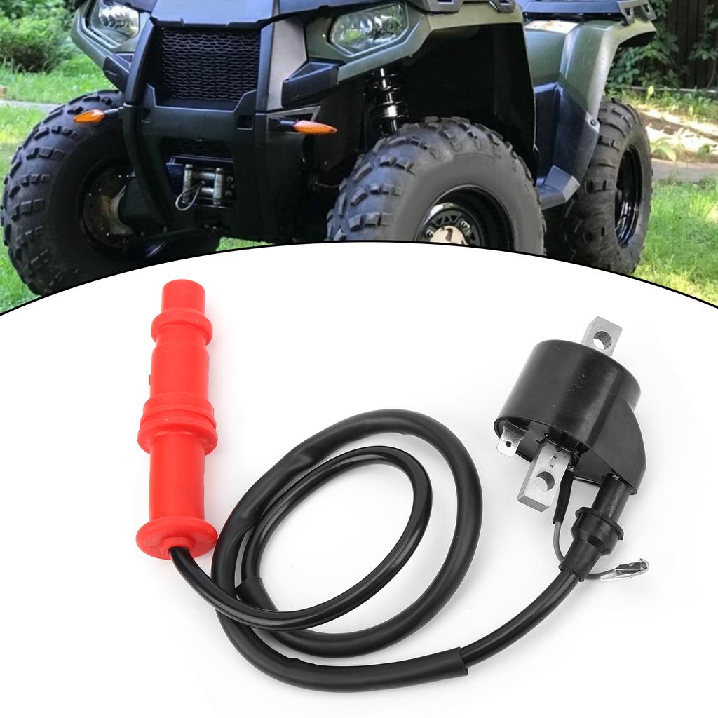 ATV Ignition Coil Spark Plug 3085228 Reusable Replacement for Polaris Sportsman 500 4X4 1996