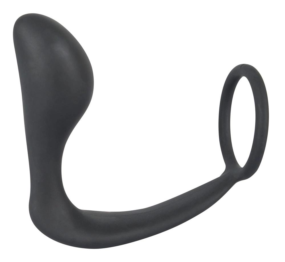 Black Velvets Prostate Stimulator Erection Ring