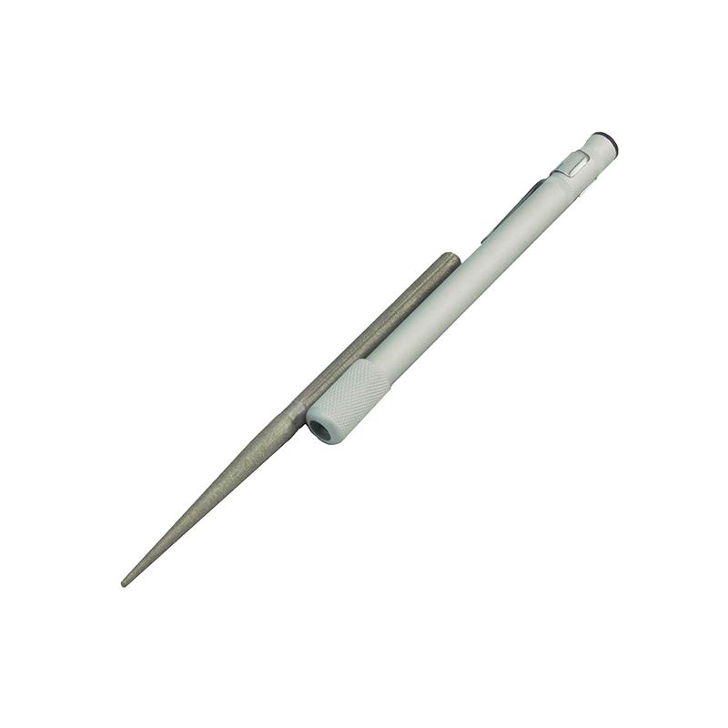 

Точилка для ножей Портативный выдвижной алмазный мусат Подходит для кухни, для улицы Лучшие абразивные зерна 2025 M серый