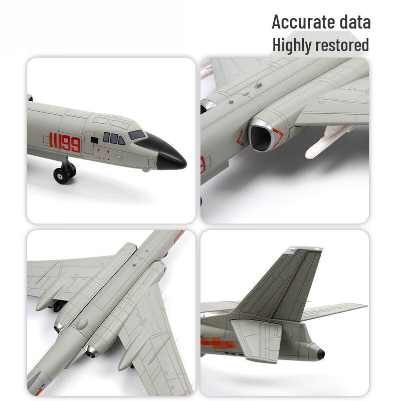 1:86 H-6N Bomber Aircraft Model