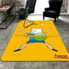 Adventure Time Rug Floor Mat for Living Room or Bedroom Soft and Comfortable Carpet a Gift for Birthday and Holiday.