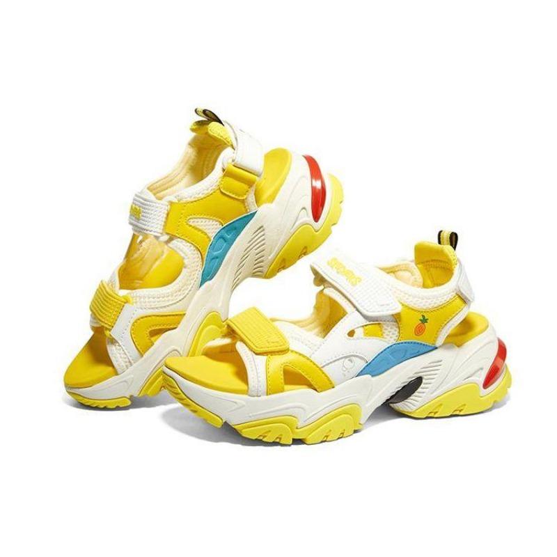 Skechers Stamina V2 Women Beach Sandals White Yellow 896124-WYL