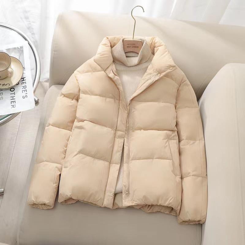 Down Cotton Cotton Jacket Trendy Woman Jacket Thickened Fashionable Commuting Small Cotton Jacket Simple Winter Batch