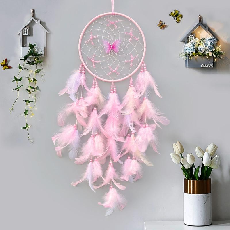 Dreamcatchers Bohemians Dream Catcher Wall Decors for Bedroom Dorm Room Decors Feathered Hanging Ornament Festival Gift