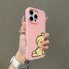 Patterned Matte Frosted Skin Feel Casing PC+TPU 2in1 Tired Dog Printed Protective Cover Soft Back Case