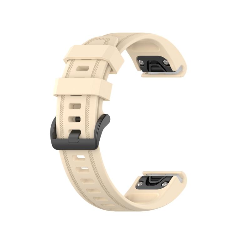 For Garmin Fenix 5S Plus Pure Color Silicone Watch Band