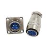 Jinlian XS16 Industrial Warerproof Quick Power Signal Automotive Electrical Solder Wire M16 Connector Adapter 2 3 4 5 6 7 9 Pin