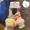 Beads Flower Letter Plush Keyring Cartoon Design Plush Flower Bag Pendant  Children