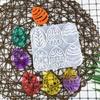 Flexible And Sturdy Keychains Mold Flexible Silicone Colorful Eggs Keychain Mold Trendy Keychain Pendant Resin Mold