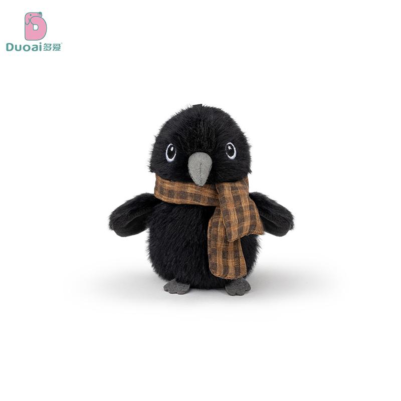 4 Kinds Of High Fidelity Owl Plushie Crow Plush Toys Lifelike Animals Simulation Stuffed Doll Toy Gift