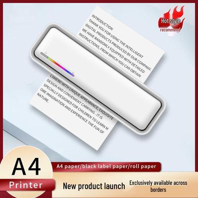 X9 Portable Inkless A4 Photo Printer - Bluetooth Mobile Thermal Printer