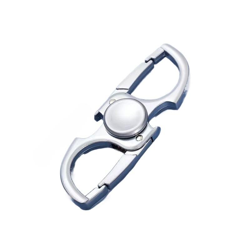 

Finger Spinner Fidget Hand Spinner Anti-Anxiety Toy Relieves Stress Finger Spinner Ketchain Bottle Opener EDC Adult Kids Gift срібний